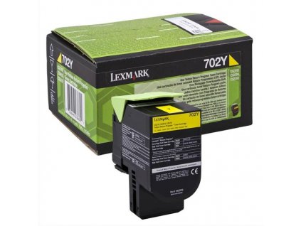Toner Lexmark 70C20Y0, 1000 stran, pro CS510de, CS410dn, CS310dn, CS310n, CS410n - žlutý