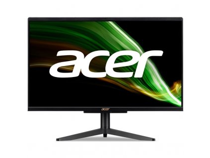 Počítač All In One Acer Aspire C22-1600 21.5", 1920 x 1080 Full HD , bezdotykový, Celeron N4505, SSD 256GB, UHD Graphics, Microsoft Windows 11 Home - černý