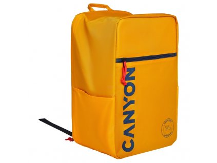 Batoh na notebook Canyon CSZ-02 pro 15.6", 20x25x40cm, 20L - žlutý