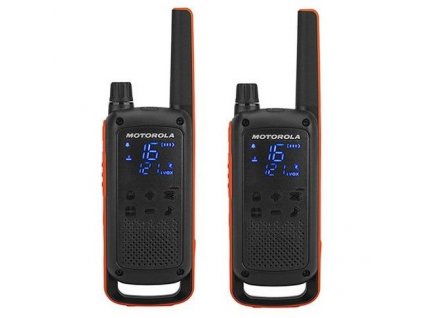 Vysílačky Motorola TLKR T82 - černé/oranžové