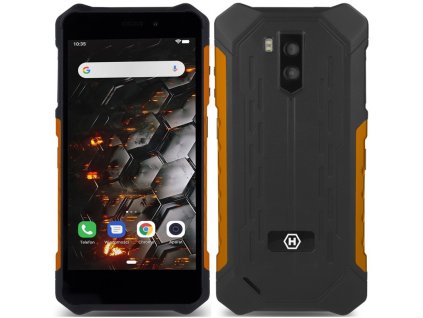 Mobilní telefon myPhone Hammer Iron 3 LTE - černý/oranžový