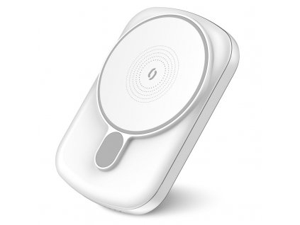 Powerbanka Aligator Mag-Bank, určeno pro Magsafe, 5000mAh - bílá
