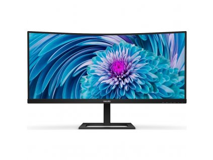 Monitor Philips 346E2CUAE 34",LED, VA, 4ms, 3000:1, 300cd/m2, 3440 × 1440, - černý