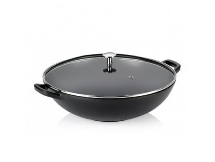 Pánev Wok Kela Calido KL-12475, poklice, 36 cm