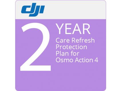 Rozšířená záruka DJI Card Care Refresh 2-Year Plan (Osmo Action 4) EU