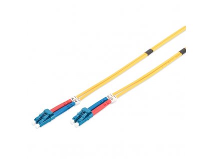 Kabel Digitus Optic Patch, LC / LC, Singlemode, OS1, 09/125 µ, 1m - žlutý