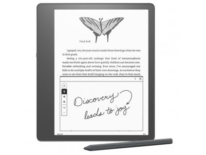 Čtečka e-knih Amazon Kindle Scribe 2022 16 GB - se standardním perem - šedá