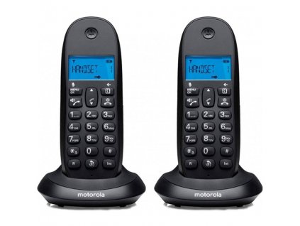 Domácí telefon Motorola C1002CB+ Duo - černý