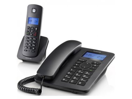 Domácí telefon Motorola C4201 Combo - černý