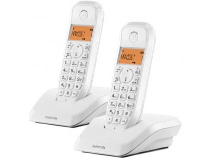 Domácí telefon Motorola S1202 Duo - bílý
