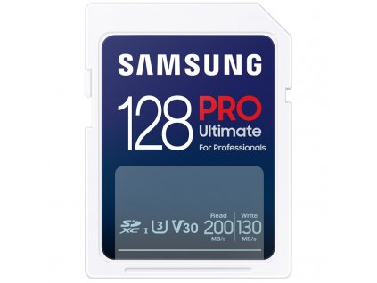 Paměťová karta Samsung SDXC PRO Ultimate 128GB (200R/130W)