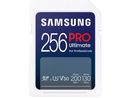 Paměťová karta Samsung SDXC PRO Ultimate 256GB (200R/130W)