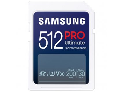 Paměťová karta Samsung SDXC PRO Ultimate 512GB (200R/130W)