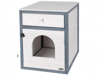 Skříňka pro toaletu nebo pelíšek pro kočky KERBL IDA 45x58x60cm