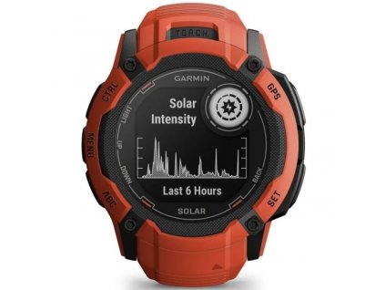 Chytré hodinky Garmin Instinct 2X Solar - Flame Red