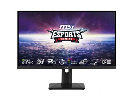 Monitor MSI MAG 274UPF 27",LED podsvícení, IPS panel, 1ms, 1000: 1, 400cd/m2, 3840 x 2160, - černý