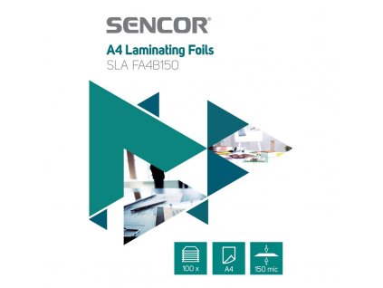 Laminovací fólie Sencor SLA FA4B150 A4, 150mic, 100ks
