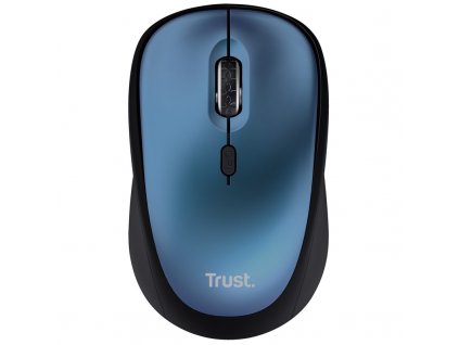 Myš Trust Yvi+ Silent Wireless Eco optická/4 tlačítek/1600DPI - modrá