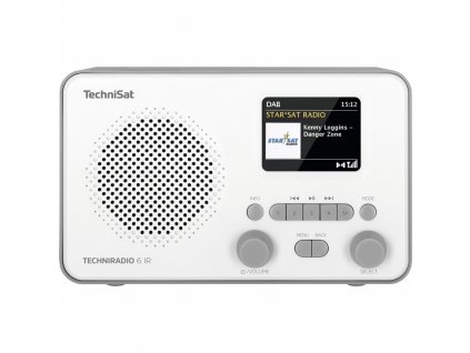Internetové rádio s DAB+ TechniSat TECHNIRADIO 6 IR, bílo-šedá