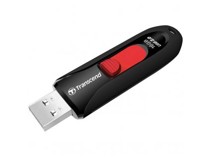 Flash USB Transcend JetFlash 590 16 GB USB 2.0 - černý/červený