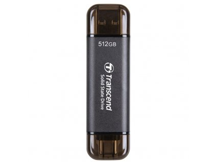 SSD externí Transcend ESD310C 512GB, USB-A/USB-C - černý