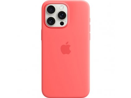 Kryt na mobil Apple Silicone Case s MagSafe pro iPhone 15 Pro Max - světle melounový
