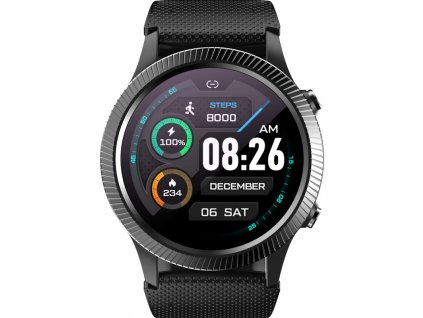 Chytré hodinky Carneo Athlete GPS - černé