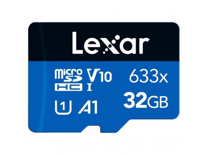 Paměťová karta Lexar 633x microSDHC 32GB UHS-I, (100R/20W) C10 A1 V10 U1