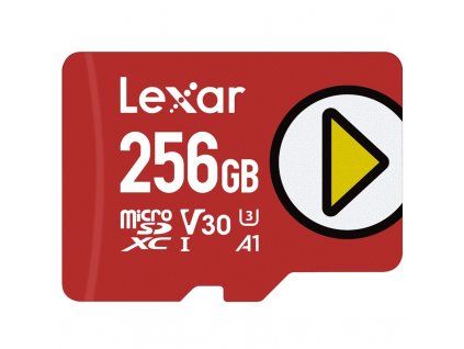 Paměťová karta Lexar PLAY microSDXC 256GB UHS-I, (160R/100R) C10 A1 V30 U3