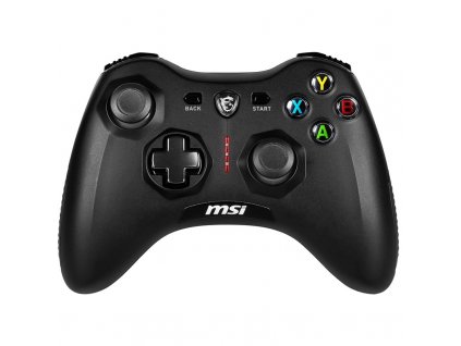 Gamepad MSI Force GC30 V2, bezdrátový, pro PC, PS3, Android - černý