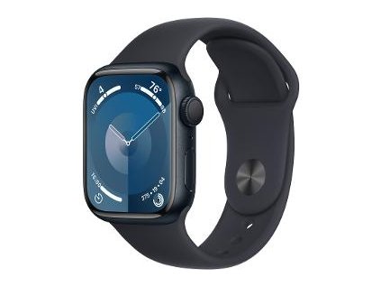 Chytré hodinky Apple Watch S9 41 Midnight AL SportB ML