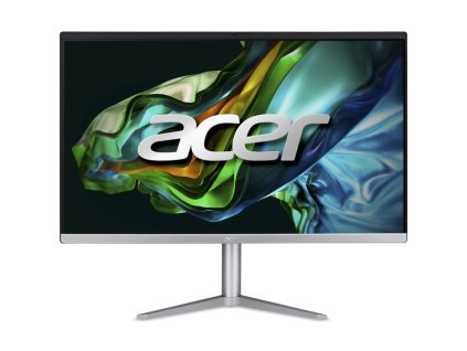 Počítač All In One Acer Aspire C24-1300 23.8", 1920 x 1080 Full HD , bezdotykový, R3-7320U, HDD 500 GB + Intel Optane 16 GB - Radeon 610M, Microsoft Windows 11 Home - černý/stříbrný