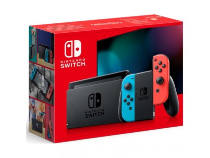 Herní konzole Nintendo SWITCH + Neon red / Neon blue Joy -Con
