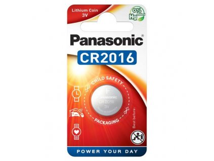 Baterie lithiová Panasonic CR2016, blistr 1ks