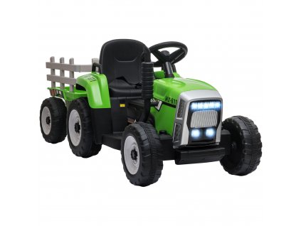 Elektrický traktor HOMCOM s přívěsem