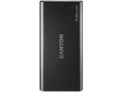 Powerbanka Canyon PB-108B,10000mAh Li-pol,In MicroUSB+Lightning, Out 2xUSB-A - černá