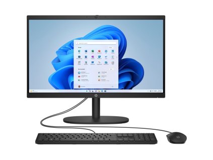Počítač All In One HP 22-dg0002nc 21.5", bezdotykový, i3-N300, RAM 8GB, SSD 512GB, UHD Graphics Xe, Microsoft Windows 11 Home - černý