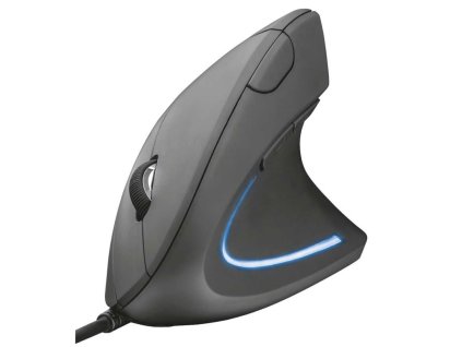 Myš Trust Verto Ergonomic / optická/ 6 tlačítek/ 1600DPI - černá