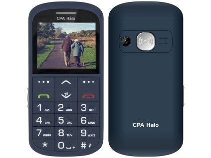 Mobilní telefon CPA Halo 11 Pro Senior s nabíjecím stojánkem - modrý