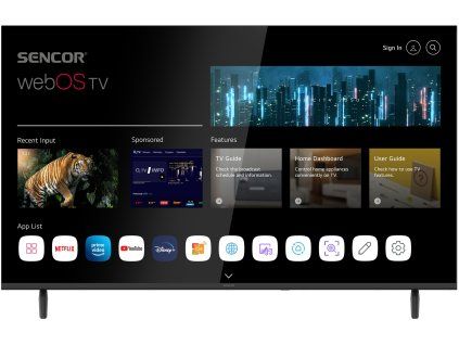Televizor SENCOR SLE 43US803B WEBOS SMART