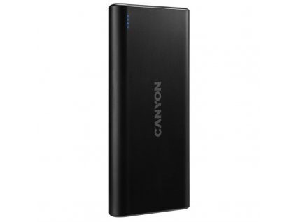 Powerbank Canyon PB-1006B, 10000 mAh, Micro USB/USB-C - černá