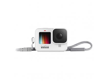 GoPro Obal + šňůrka (bílý) (Sleeve + Lanyard White)