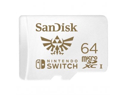 Paměťová karta Sandisk Micro SDXC 64GB UHS-I U3 (V30) pro Nintendo Switch (100R/60W)