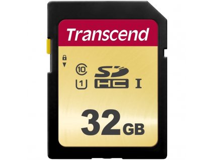 Paměťová karta Transcend 500S SDHC 32GB UHS-I U1 (Class 10) (95R/60W)