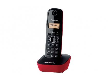 Domácí telefon Panasonic KX-TG1611FXR - červený