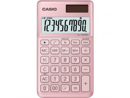 Kalkulačka Casio SL 1000 SC PK - růžová