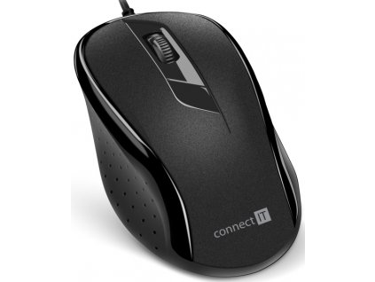 Myš Connect IT CMO-1200 / optická / 3 tlačítka / 1000dpi - černá