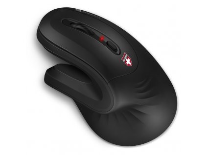 Myš Connect IT vertikální, ergonomická / optická / 6 tlačítek / 1600dpi - černá