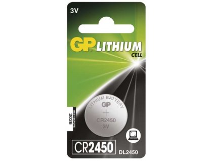 Baterie lithiová GP CR2450, blistr 1ks