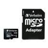 Paměťová karta Verbatim Premium micro SDHC 16GB Class 10 (80R/10W) + adapter